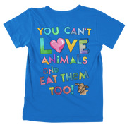Love Animals - Unisex Organic Shirt (Backprint)