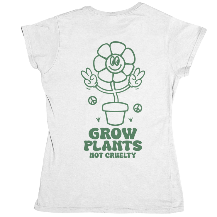 Grow Plants - Organic Shirt (Backprint)