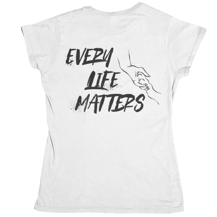 Every Life matters - Organic Shirt (Backprint)