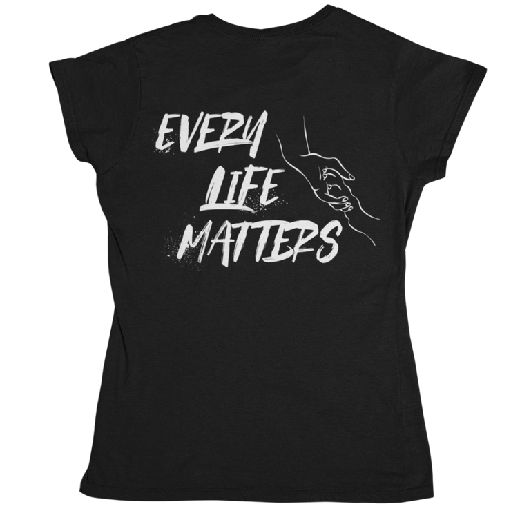 Every Life matters - Organic Shirt (Backprint)