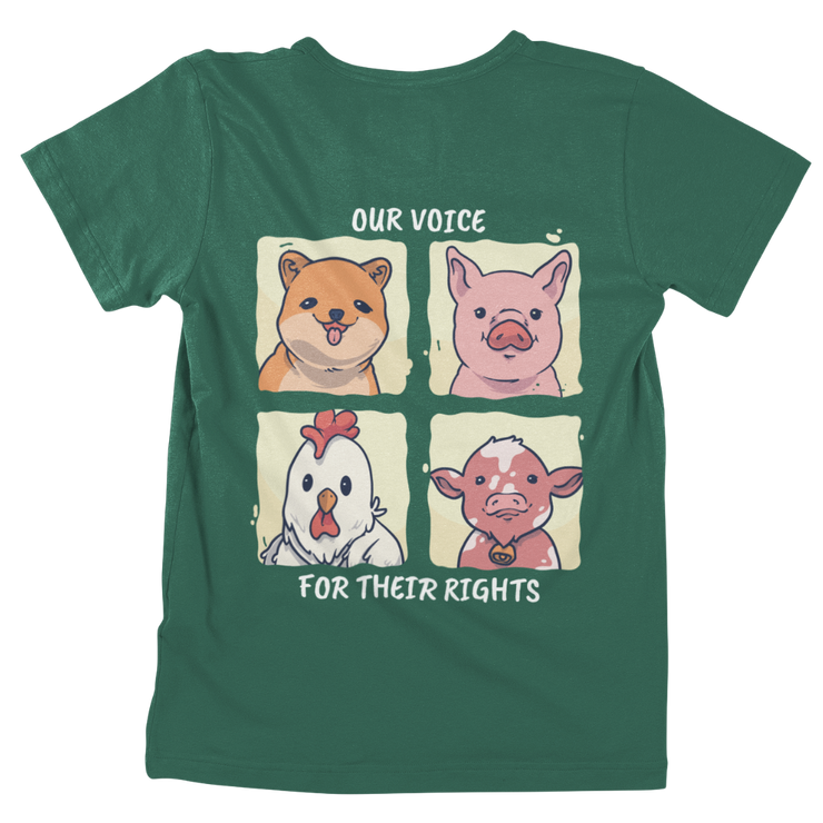 For their Rights - Unisex Organic Shirt (Backprint)