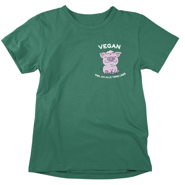 Weil ich alle Tiere liebe - Unisex Organic Shirt