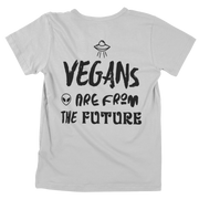 Vegans are from the Future - Unisex Organic Shirt (Backprint)