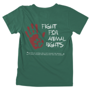 Animal Rights - Unisex Organic Shirt (Backprint)