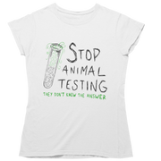 Stop Animal testing - Organic Shirt