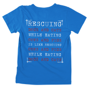 Rescuing - Unisex Organic Shirt (Backprint)