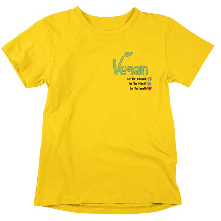 [SECOND CHOICE] Vegan for everything - Unisex Organic Shirt / XXL / Gelb