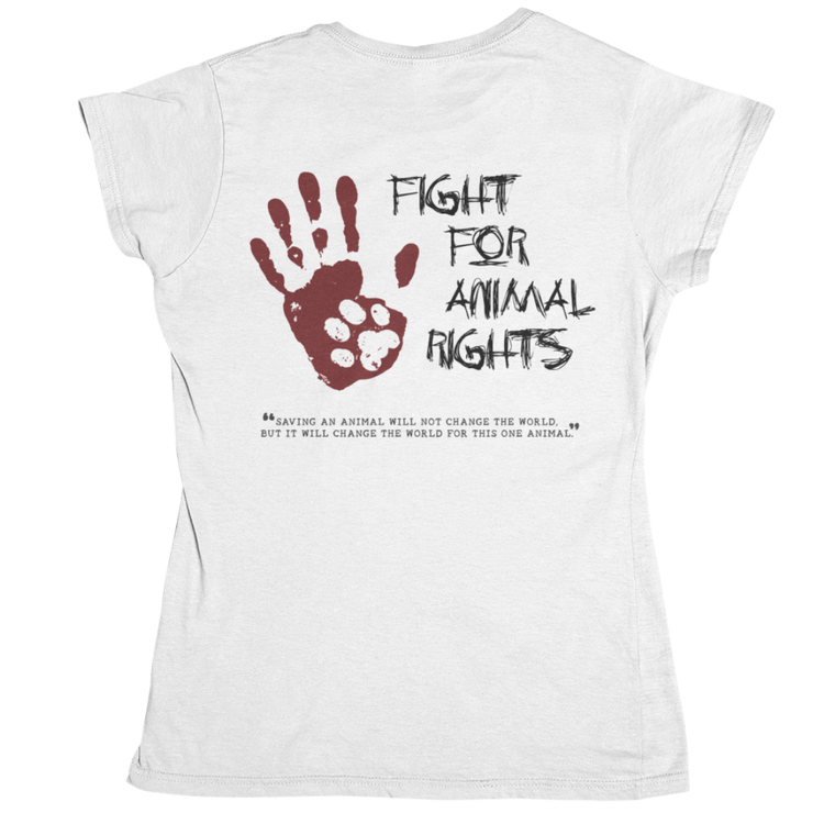 Animal Rights - Organic Shirt (Backprint)