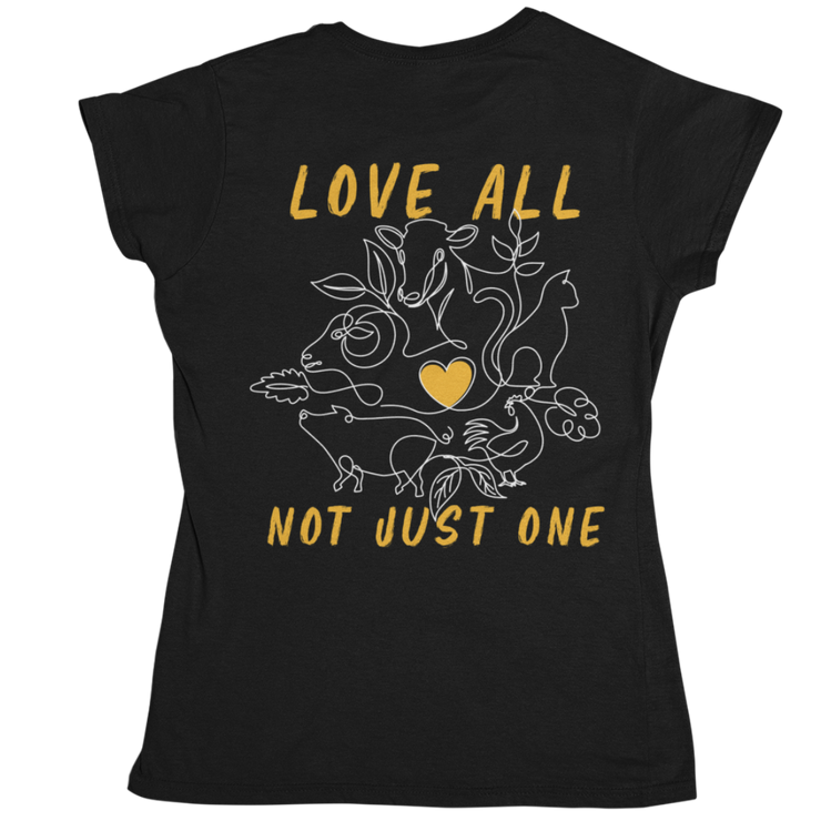 Love all - Organic Shirt (Backprint)