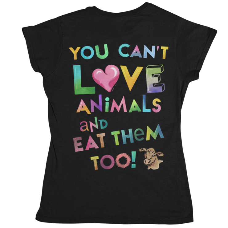 Love Animals - Organic Shirt (Backprint)