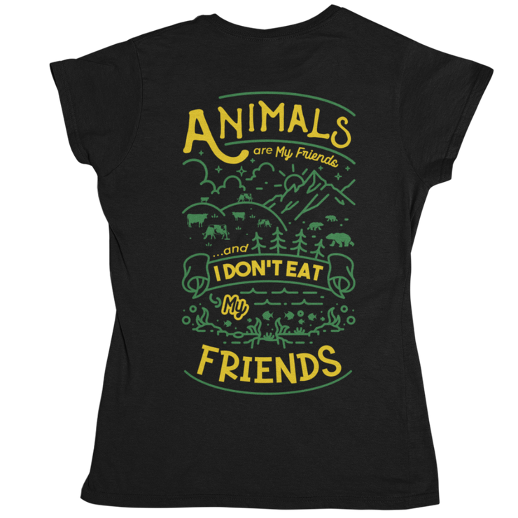 Animals are my Friends - Organic Shirt (Backprint)