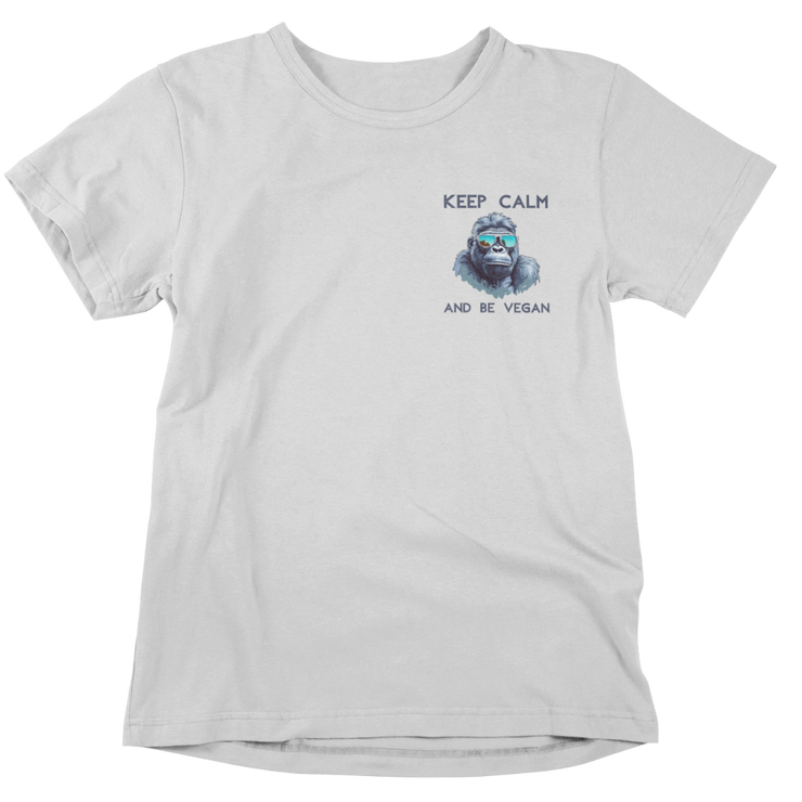 Keep calm - Unisex Organic Shirt (Backprint)