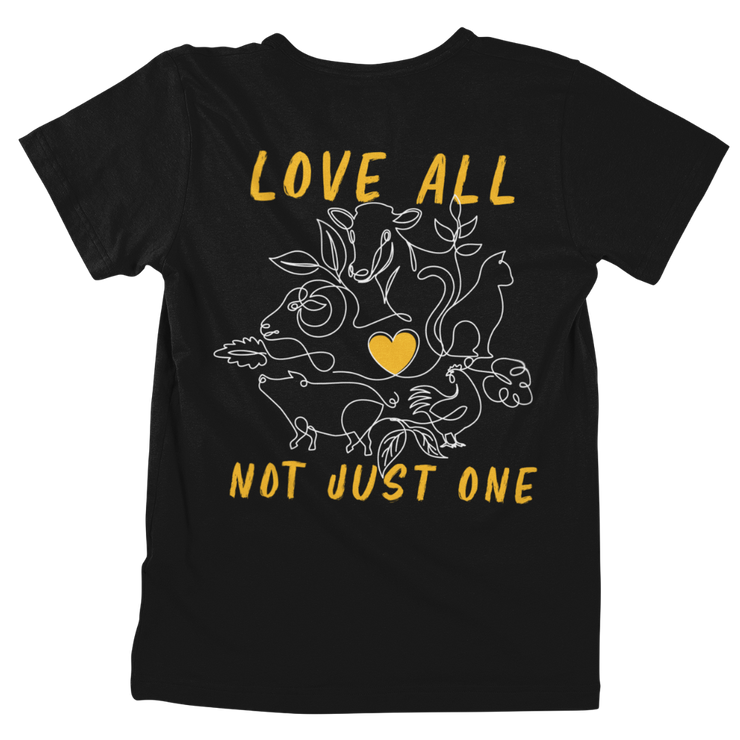 Love all not just one - Unisex Organic Shirt (Backprint)