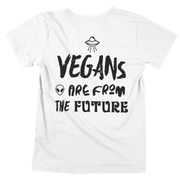 Vegans are from the Future - Unisex Organic Shirt (Backprint)