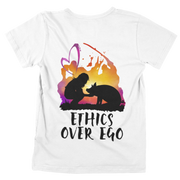 Ethics over Ego - Unisex Organic Shirt (Backprint)