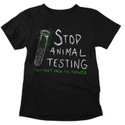 Stop Animal testing - Unisex Organic Shirt