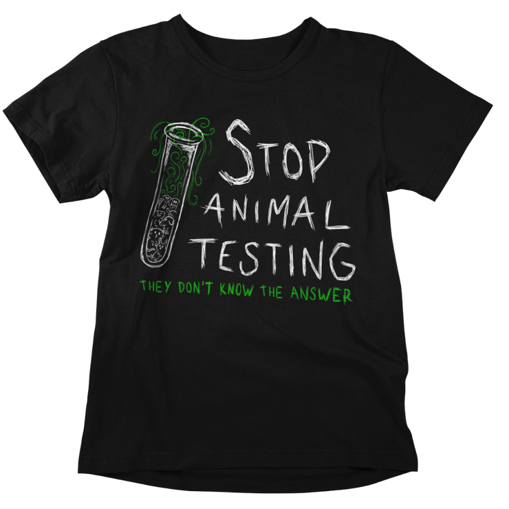 Stop Animal testing - Unisex Organic Shirt