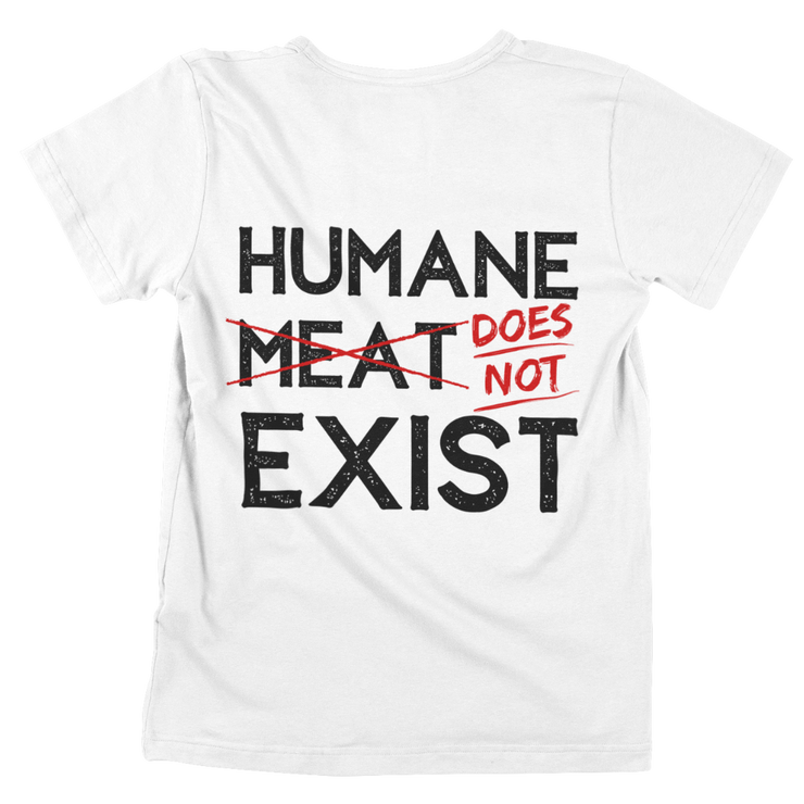 Humane Meat - Unisex Organic Shirt (Backprint)