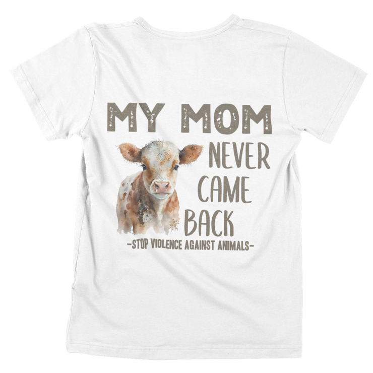 My mom - Unisex Organic Shirt (Backprint)