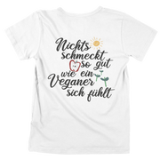 Nichts schmeckt so gut - Unisex Organic Shirt (Backprint)