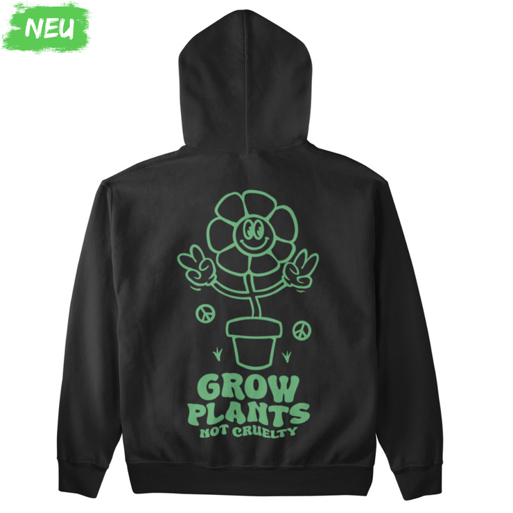 Grow Plants - Unisex Organic Hoodie (Backpint)