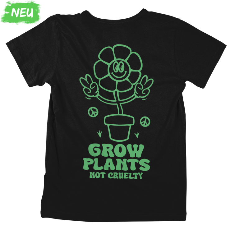 Grow Plants - Unisex Organic Shirt (Backprint)