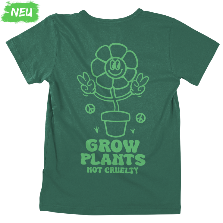 Grow Plants - Unisex Organic Shirt (Backprint)