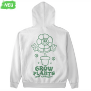 Grow Plants - Unisex Organic Hoodie (Backpint)