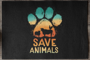 Save Animals - Fußmatte