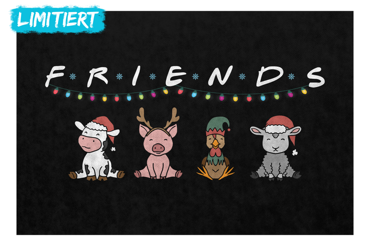 Friends Christmas - Fußmatte