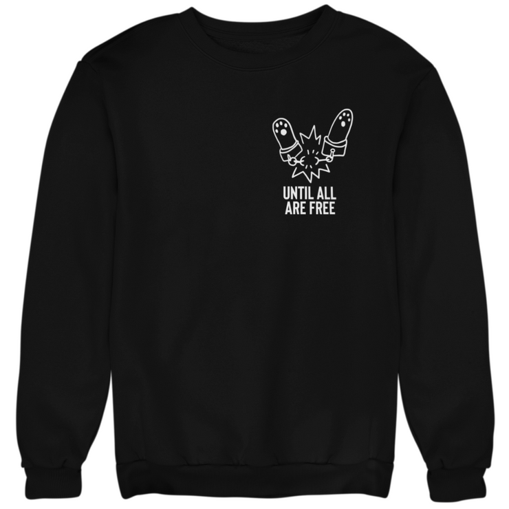 Until all are free - Unisex Organic Sweatshirt