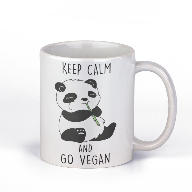 Keep calm and go Vegan - Tasse
