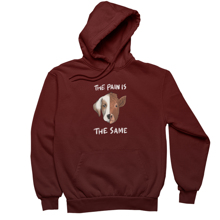 The pain is the same - Unisex Organic Hoodie