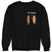 I'm vegan - Unisex Organic Sweatshirt