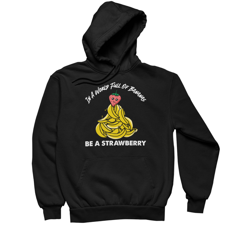 Be a Strawberry - Unisex Organic Hoodie