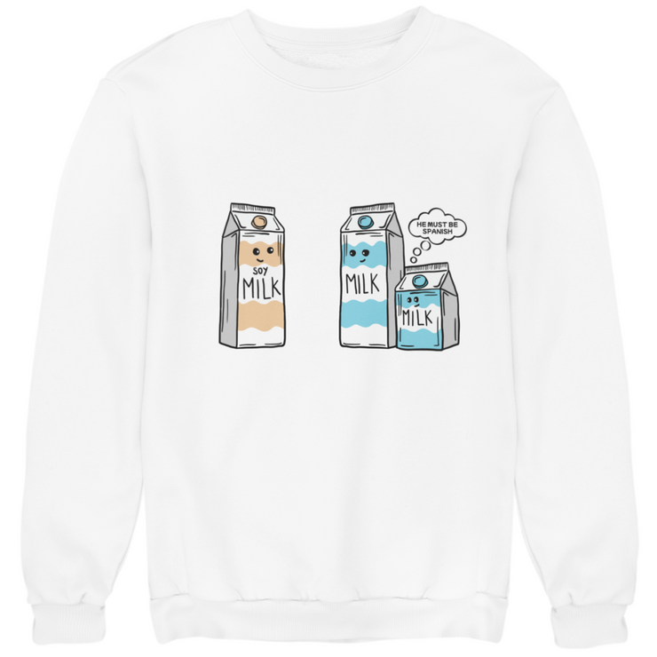 Soya Milk - Unisex Organic Sweatshirt